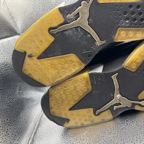 Size 12 Air Jordan 6 Retro Low Chrome Black Mens Lace-Up Shoes 304401-003 - Picture 12 of 12